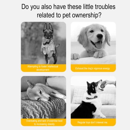 Interactive Puzzle Food Dispensing Toy Carrot Design Tumbler Pet Slow Feeder for Medium Small Dogs Cats IQ Training Brain Stimulation