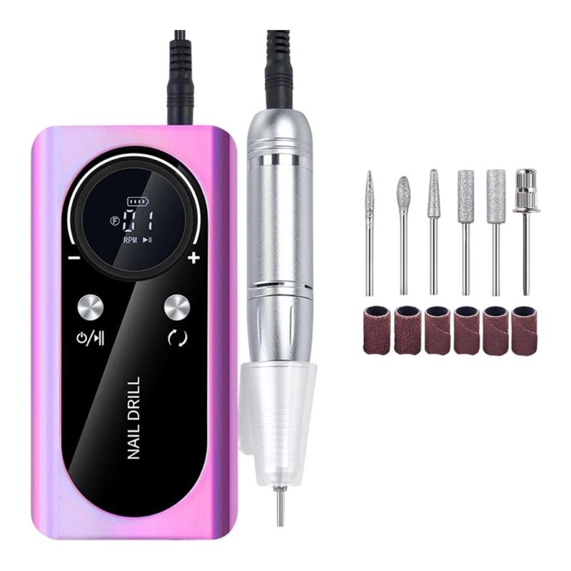Professional Electric Nail Grinder for Efficient Cuticle Removal and Trimming at Home Salon or Personal Use