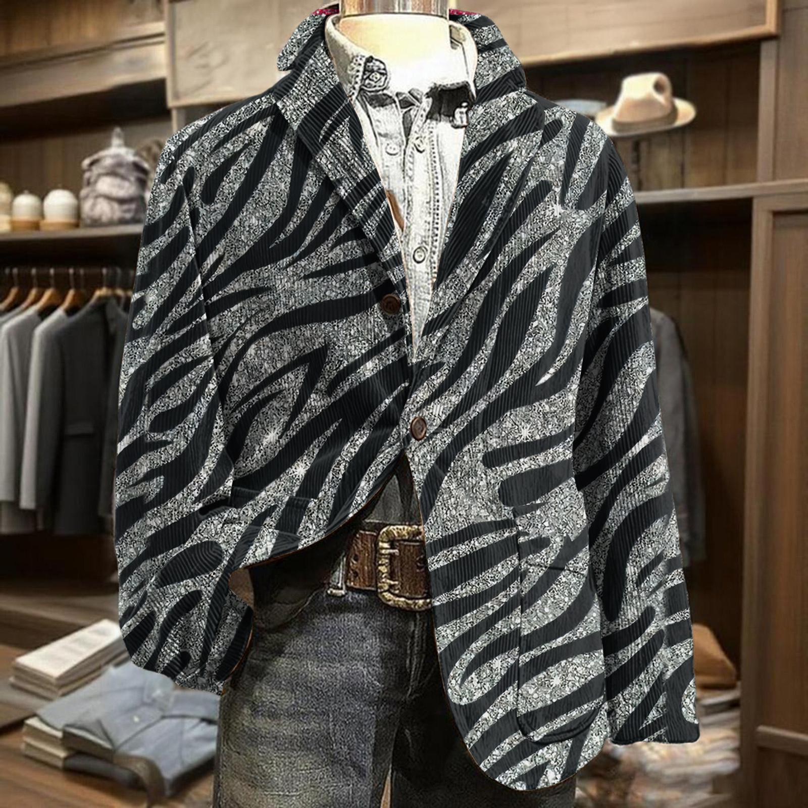 Мужская куртка в стиле business casual из вельвета XXL