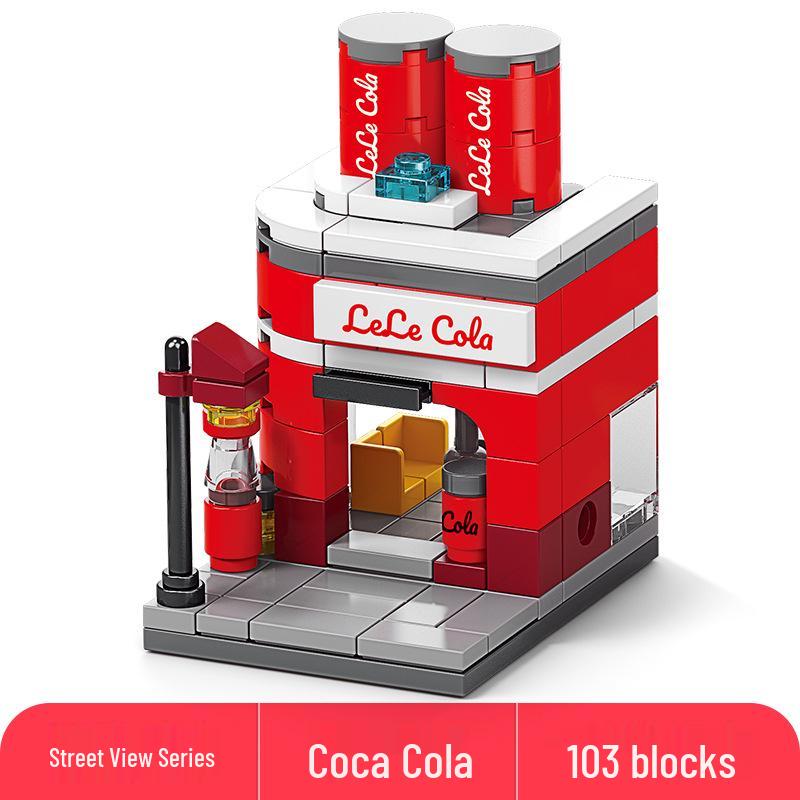 Lele Brothers Compatible Building Blocks: Educational Interlocking House Model for Kids