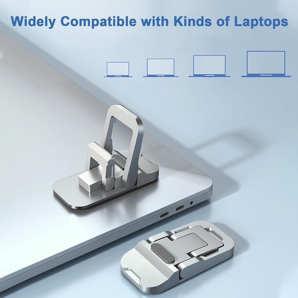 Stojan na notebook, Mini přenosný stojan na notebook pro notebook, 2 nastavitelné úhly Skládací neviditelný podstavec pod notebook