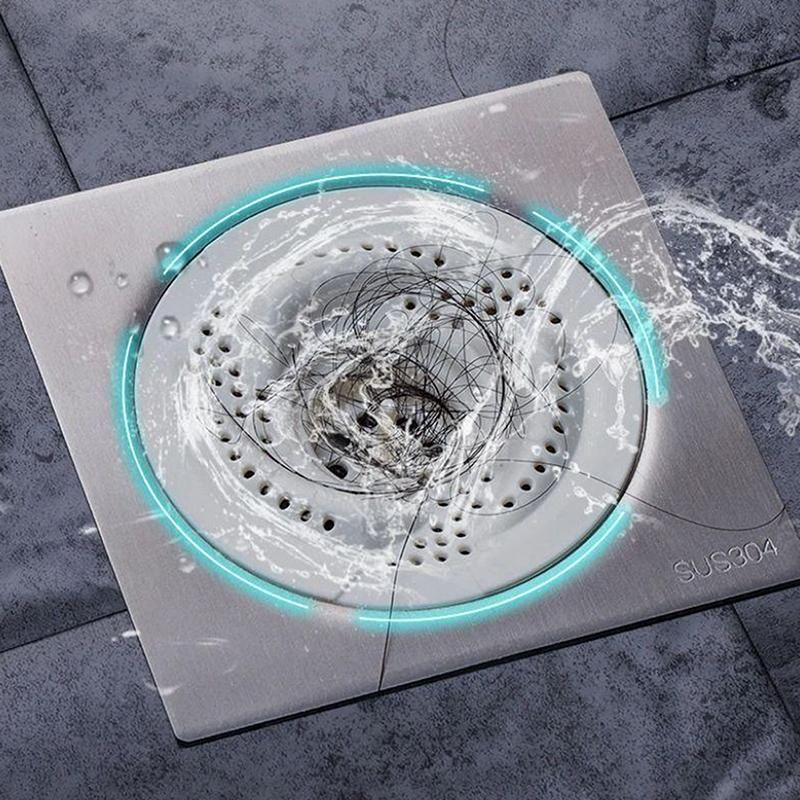 New Household Vortex Floor Drain Filter Bathroom Sewer Hair Filter Toilet Drainage Anti-hair Universal