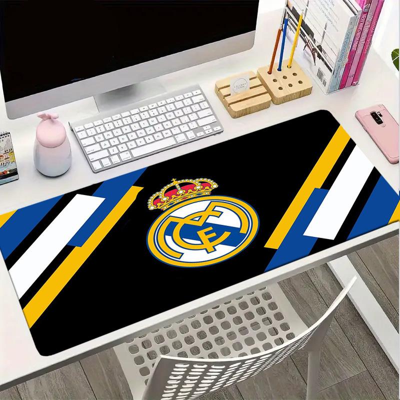 Real Madrid Crest Mouse pad Mouse pad, Gaming Mouse Pad, keyboard pad, Desk Decor for computer notebook Fan Gift Birthday Gift