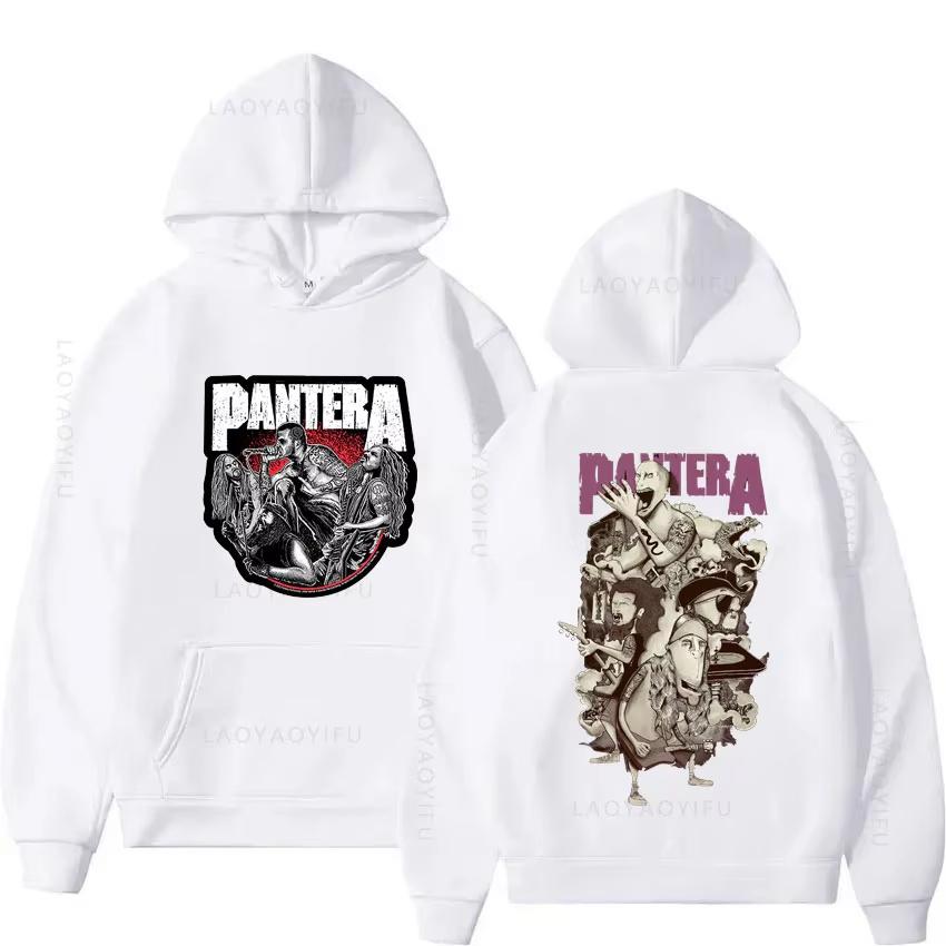 Pantera Heavy Metal Band Thema Herrenbekleidung Y2k Hoodie Kapuzenpullover Kapuzen-Shirt Neue Hoodies und Sweatshirts Herbst & Basics