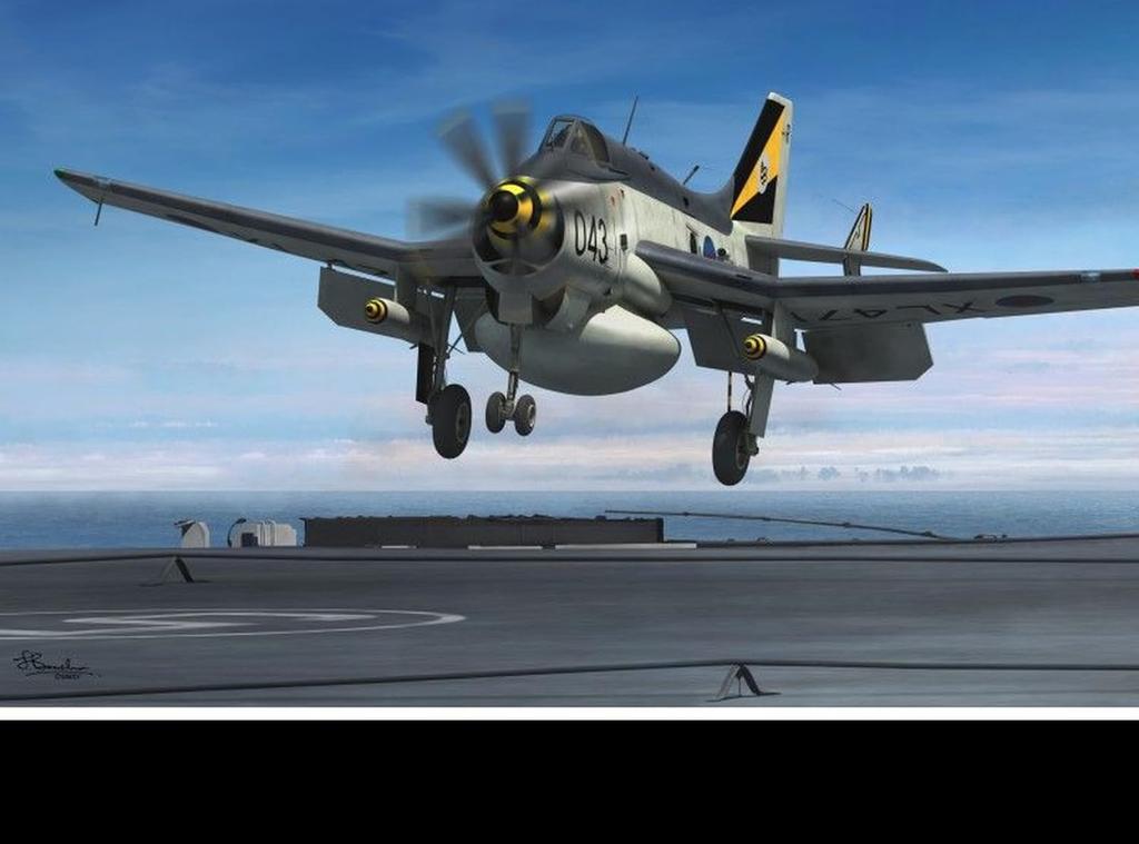 Sword 1/72 Fairy Gannet AEW.3 Carrier-Based Early Warning Plastic Model Kit SWD72088SR (Airplane)