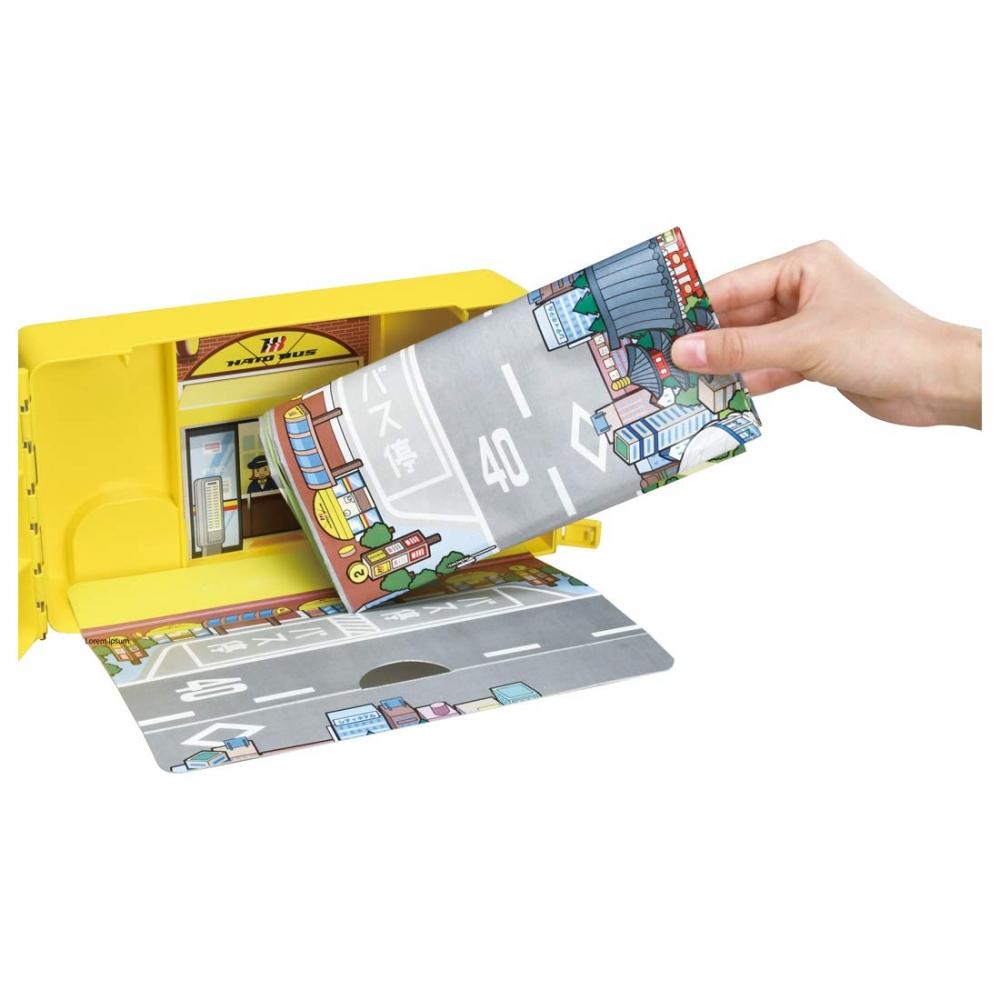 TAKARA TOMY Tomica Sightseeing with Tomica Hato Bus Cleaning Bag Mini Car Toy Ages 3+