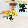 Articulated Action Figure Model Kit with Multiple Interchangeable Hands and Weapons 3D Printed DIY Assembly Poseable Collectible Display