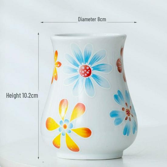 Antique Blue and White Chinese Porcelain Vase - European & American Handicraft for Flower Arrangements
