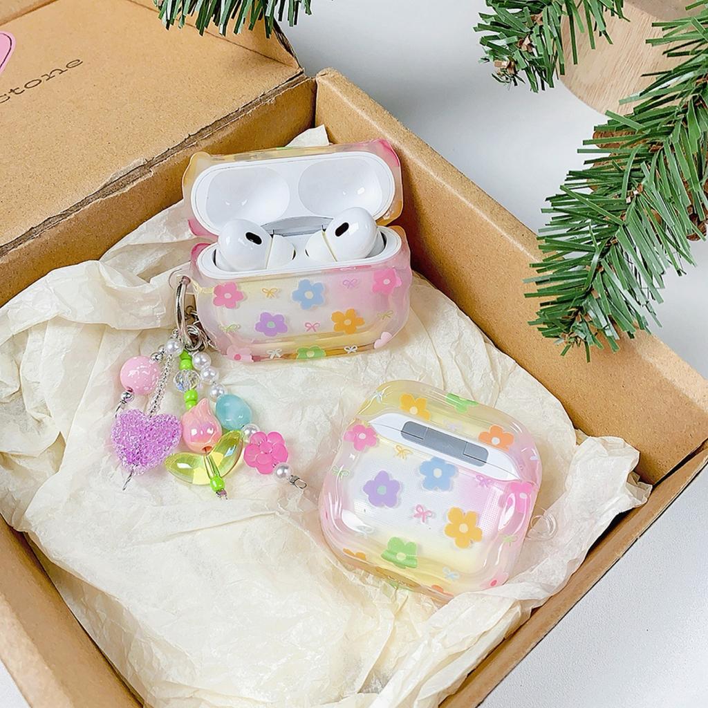 Colorful Floral Application AirPods 1 Earphone Case Simple 1/1 Generation Apple Airpodspro1 Protective Case Cute