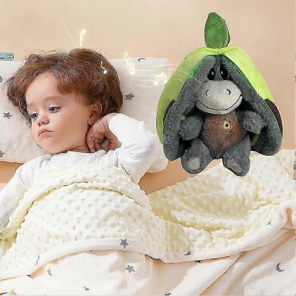 Breathing Donkey Plush Toy - Interactive Breathing Stuffed Animal, Soothing & Comforting for Kids, Perfect Gift for Children & Toddlers\u200b