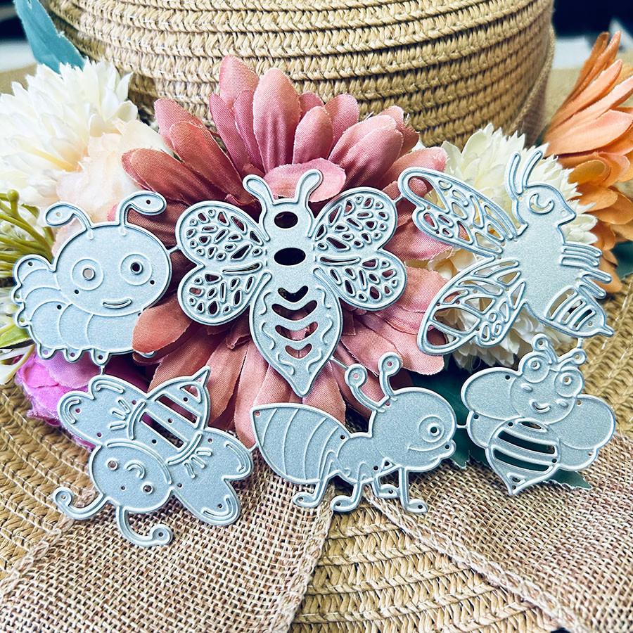Big Bee Metal Cutting Dies Stencils for DIY Scrapbooking Decorative Embossing Handcraft Die Cutting Template