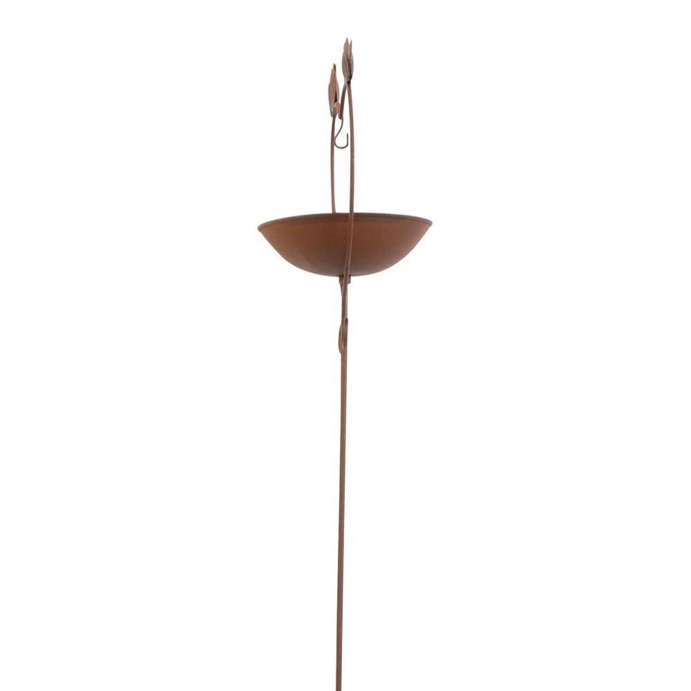 Retro Bird Feeder Ground Plugin Decorative Bird Feeding Dish Crafts Bird Water Bowl  Drinking