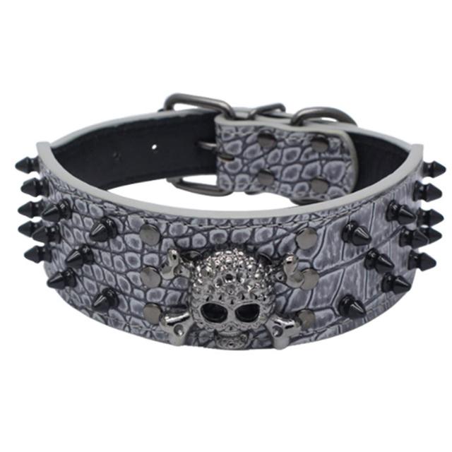 

Маленький большой собачий ошейник с шипами и заклепками, аксессуар, ремешок на шею для щенка, ожерелье из искусственной кожи, питбуль, бульдог, товары для домашних животных XS