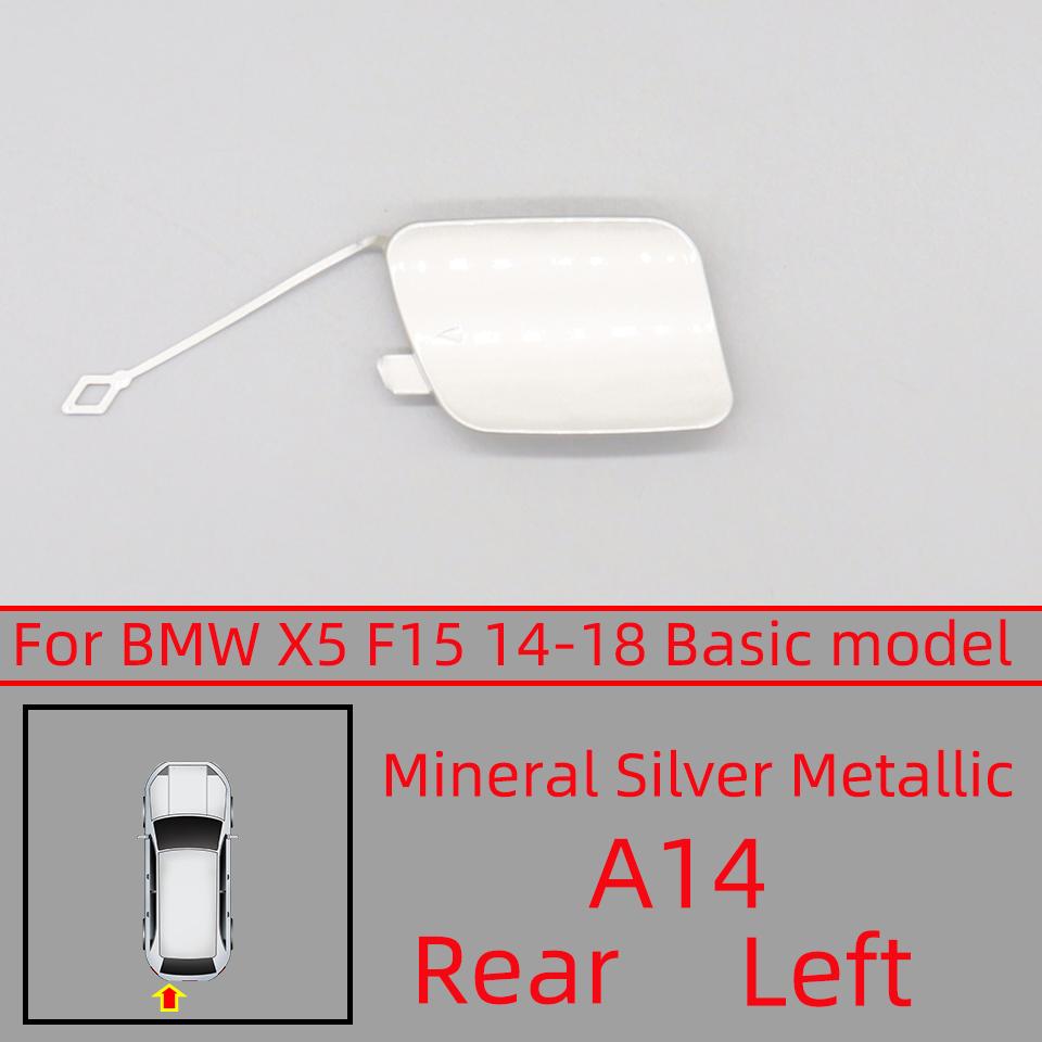 For BMW X5 F15 Basic Model Front Rear Bumper Tow Hook Cover Cap Hauling Shell Lid 2014-2018#51117378591 51127378573 51127378574