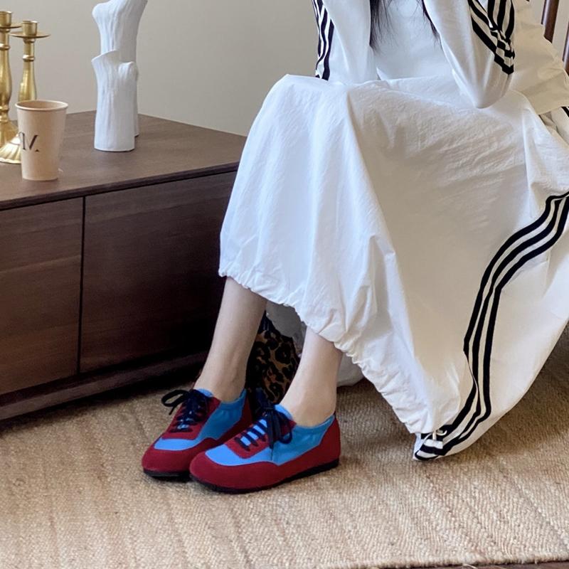 Fashion AIYUQI 2025 New Women's Sneakers Shoes Flat-soled Comfortable Dexter Shoes for Women Large-size Casual Forrest Gump Female Shoes