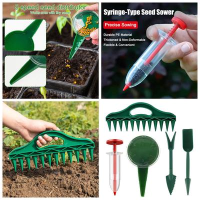 Seeds Spreader Seed Spacer and Seeder Tool Gardening Drilling and Loosening Tools Soil Puncher Loosening Gardening Accessories