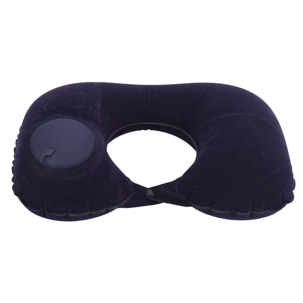 U Shape Pillow Press Inflatable Soft Head Rest Cushion Cervical Protection for Car Office