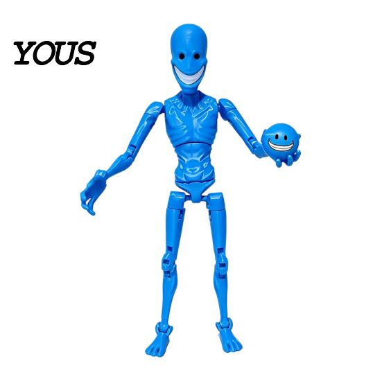 Articulated Horror Toys Figure, 3D Printed Posable Desktop Figurine, Movable Joint Figurines Theme Multi-Jointed Action Figures for Collectors,