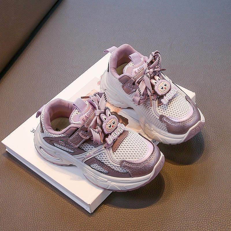 

Мультяшные модные спортивные кроссовки для девочек Легкие кроссовки-папы для мальчиков Детская универсальная повседневная обувь 32