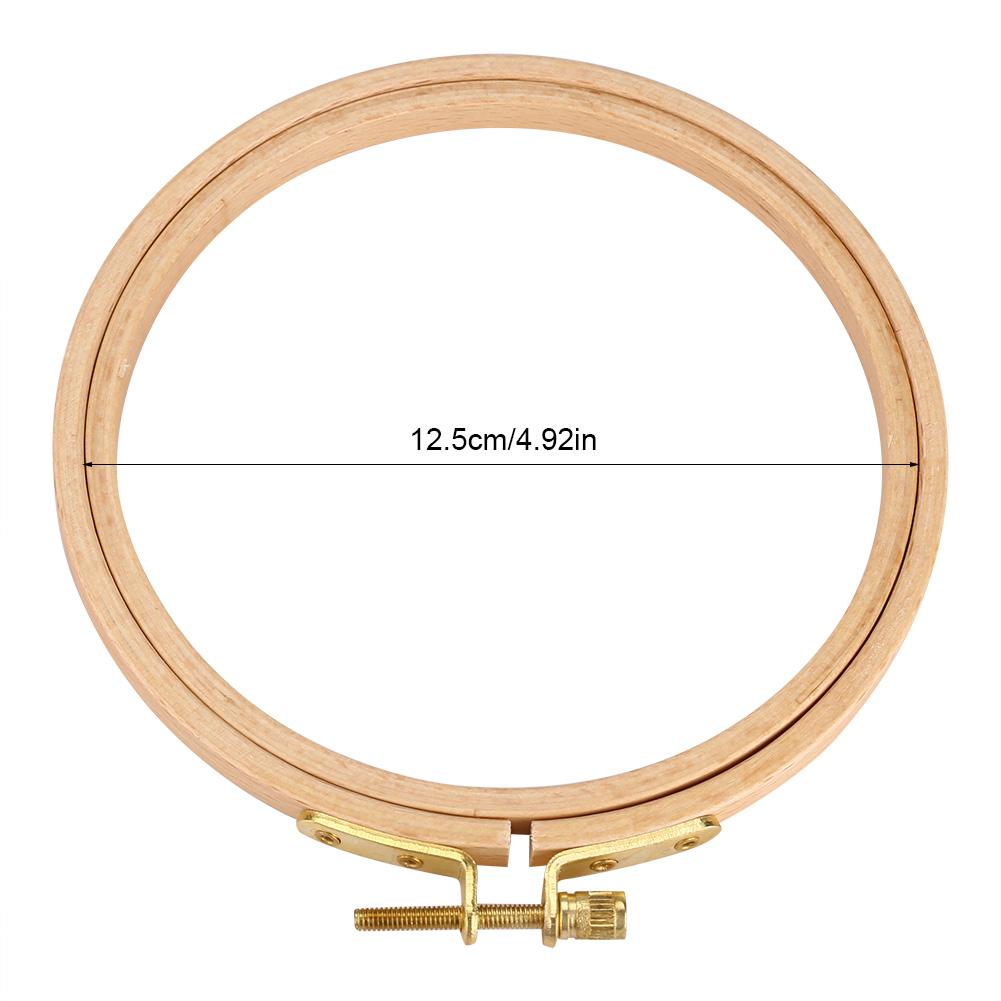 Hand Embroidery Hoop Wooden Circle Frame for Cross Stitch Embroider Needle Arts DIY Tool