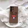 Cute Domo-Kun Phone Case For Samsung S 24 Fe 25 Ultra Plus 20 Lite 21 30 22 23 24 22 Ultra 5G Fundas