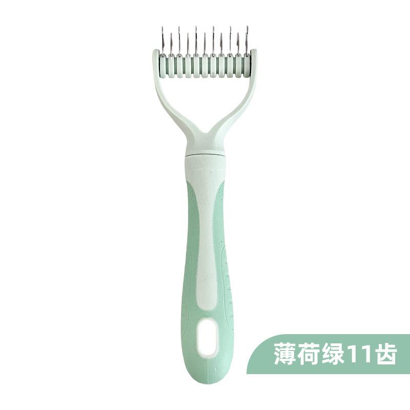 Pet Open Knot Comb Hair Removal Comb Stainless Steel Dog Hair Brush Cat Hair Remover Double Sided Open Knot Comb Pet Supplies