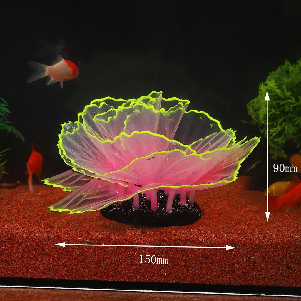 Fluorescent Coral Aquarium Decoration for Fish Tanks