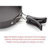 Ultraleichter Campingtopf Pfanne Schüssel Outdoor Picknick Utensilien Antihaft Kochgeschirr Kochausrüstung für Angeln Picknick Wandern