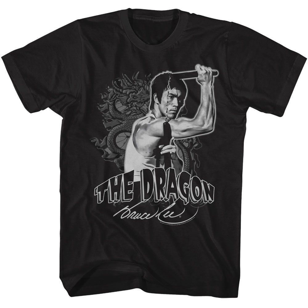 Bruce Lee Dragon And Nunchucks Icons Shirt XXXXL