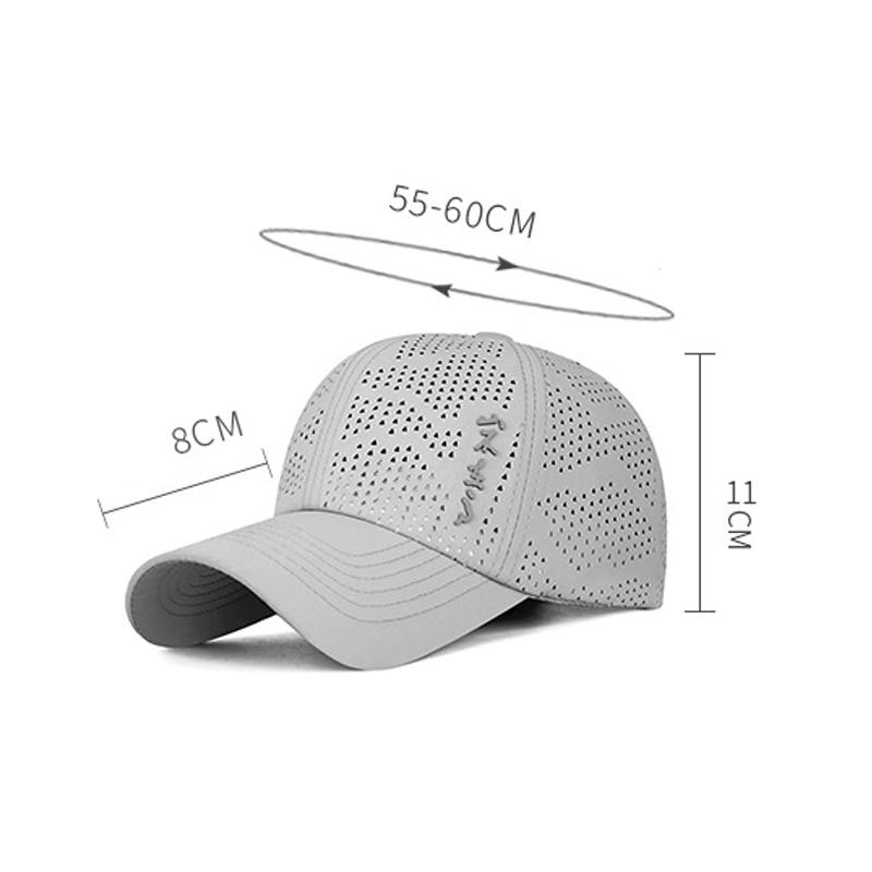 Summer Sunshade Quick-Drying Baseball Cap for Men Outdoor Sunscreen Breathable Cap