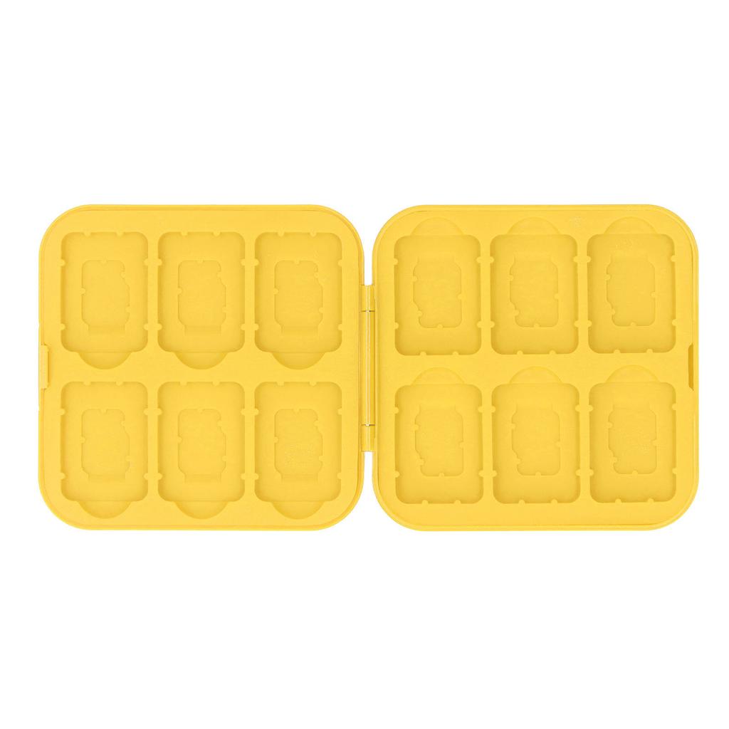 12 in 1 Game Card Case for Switch 12 Cartridge Slots Silicon Game Card Holder Storage Case for Storage Card SDHC Memory