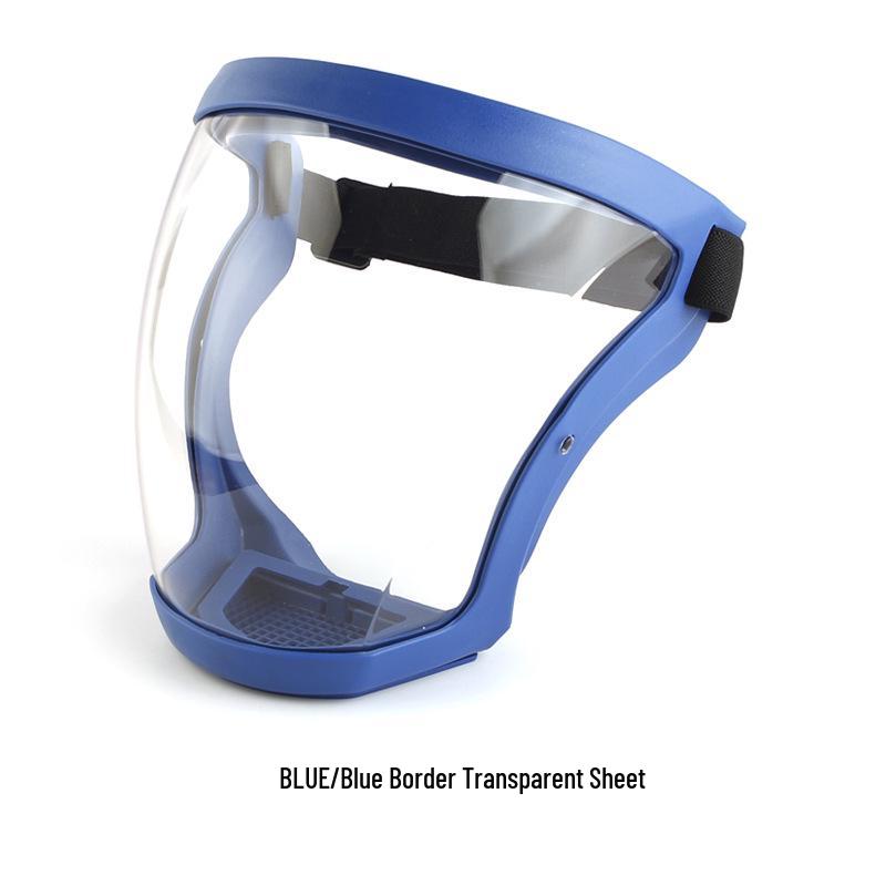 HD Transparent Horse Head Face Shield with Anti-Droplet Goggles, Unisex Headband Style