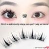 Barbie Rabbit Series Glue-Free Segmented Single Cluster False Eyelashes - Pure Desire Style for Beginners