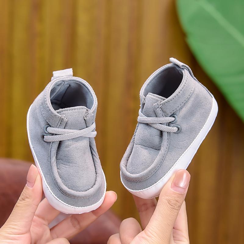 

Модні Нековзкі Взуття-Ходунки для Малюків 0-1 Року - Універсальне Весняно-Осіннє Повсякденне Взуття Inner Length 13CM (75g) сірий колір