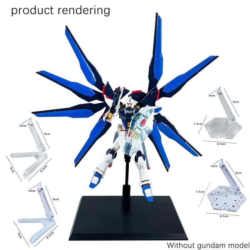 Innovativer und praktischer handgefertigter Puppen-DIY-Halter Actionfigur Modell Basis Displayständer Schwarze Halterung für 1/144 Hg Rg