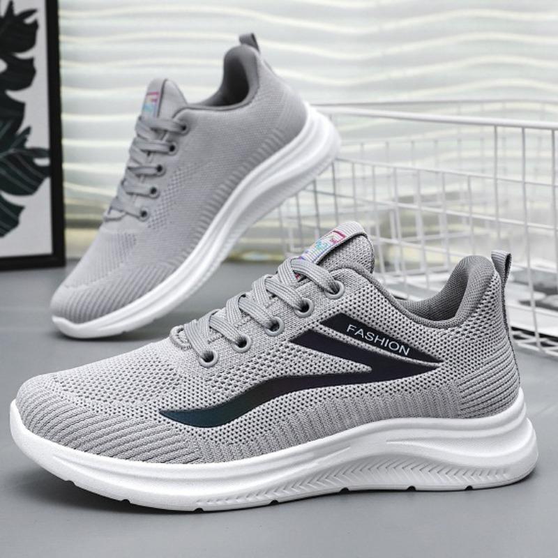 Women Fly Knit Mesh Sneakers, Breathable Versatile Casual Sports Mom Shoes