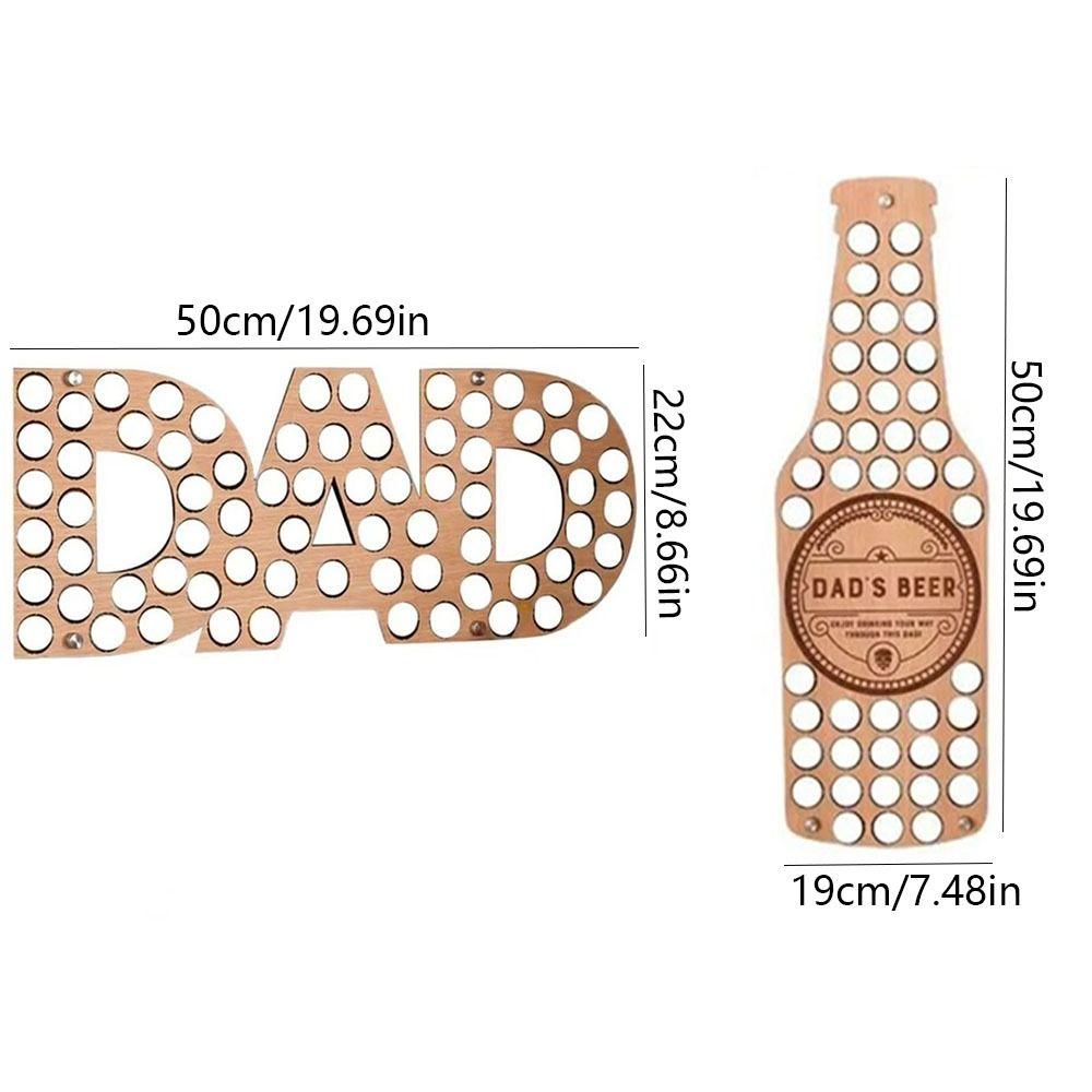 Hanging Craft Beer Cap Holder Wall-mounted Beer Bottle Cover Bracket for Wall Decoration