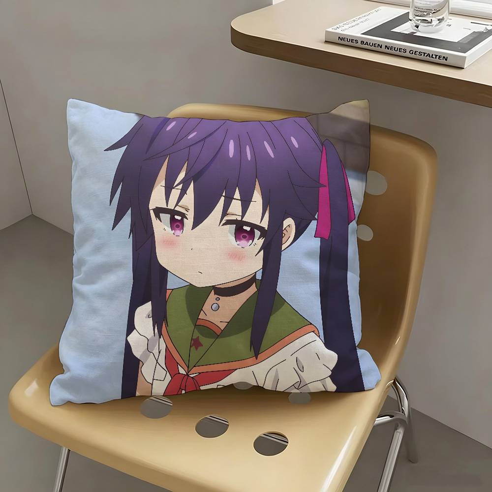 1pc Kurumi Ebisuzawa Anime Characters Pillow Case Fashion Square Pillowcase Bedroom Sofa Room Ins Decoration Leisure