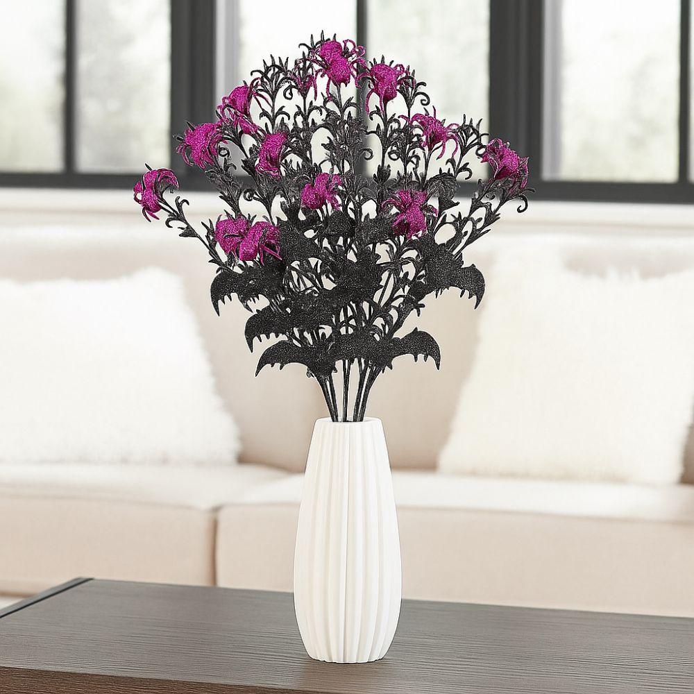 Realistic Artificial Bats Branch 48cm Bats Stems Decor Happy Halloween Decor