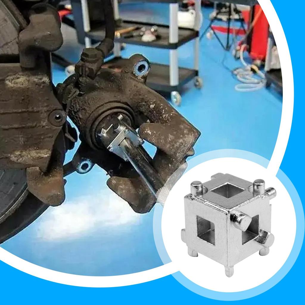 Automotive Rear Brake Caliper Compression Tool For Removal and Installation Rear Disc Brake Piston Tool Fit 3/8in Driver