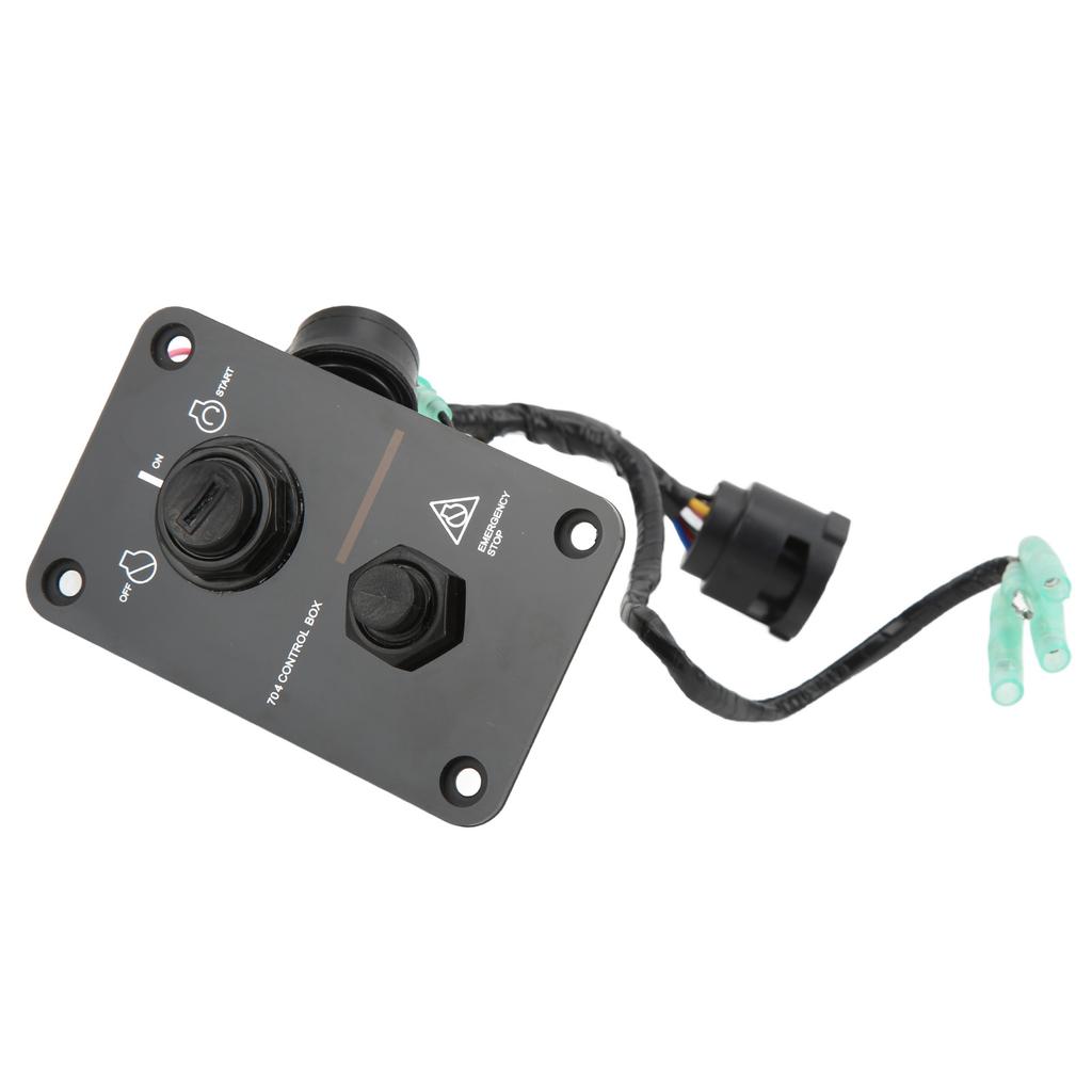 Outboard Engine Ignition Key Switch Panel Assembly 704‑82570‑08‑00 Replacement for 2 4 Stroke Motors