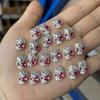 10pcs Shiny Diamond Metal Skull Nail Charms 3D Halloween Nail Decorations Gothic Punk Retro Alloy Manicure DIY Nail Jewelry $58