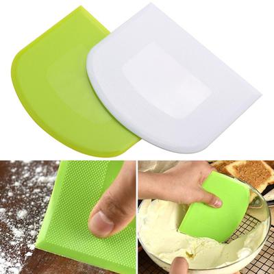 Cake Scraper Food Grade Not Sticky Flexible Cake Cream Spatula Dough Cutter Kitchen Gadget Accessories