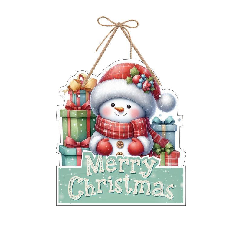 New Christmas Door Hanging Scene & Atmosphere Pendant
