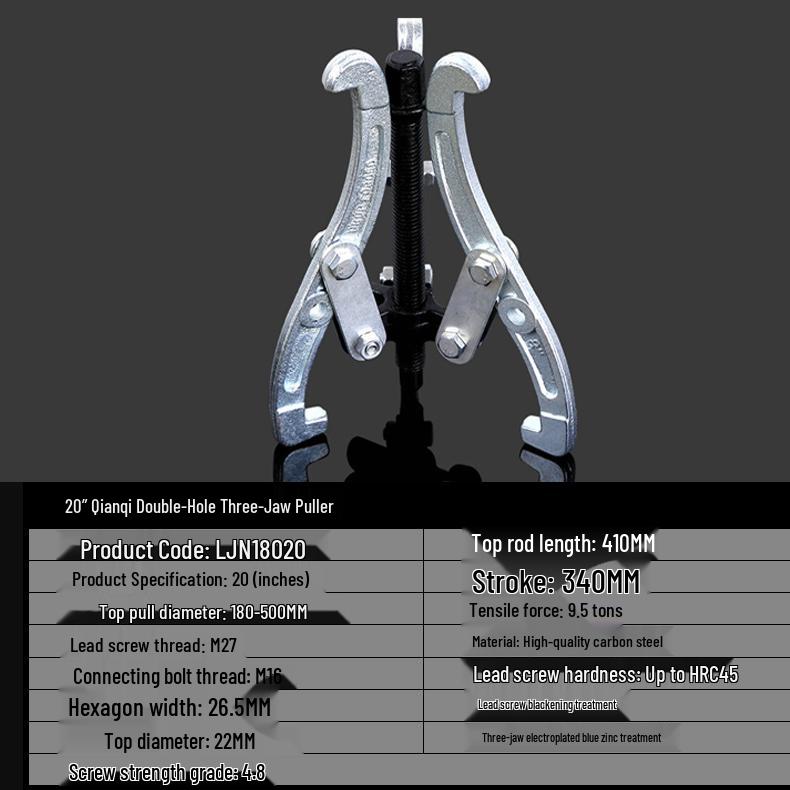 Dual-Jaw Multifunction Bearing and Wheel Disassembly Tool