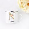 Personalized Name Enamel Mug Wedding Bachelor Party Wine Cup Bridesmaid Bride Valentine's Day Christmas Gifts for Her