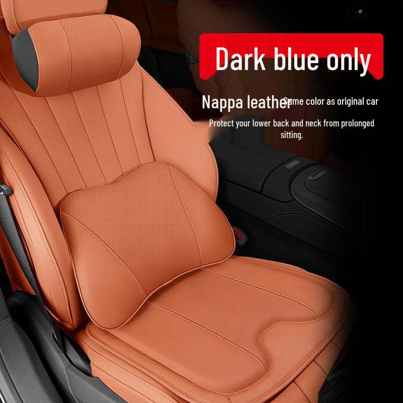Dark Blue S07 SL03 L07 S05 G318 Car Headrest & Lumbar Support Cushions