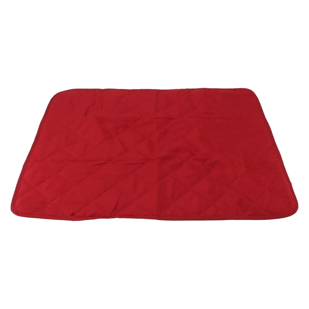 Schaumstoff Sitzkissen Saugfähig Rutschfest Kissen Haustierkissen Weinrot 56x73cm für Zuhause Kantine