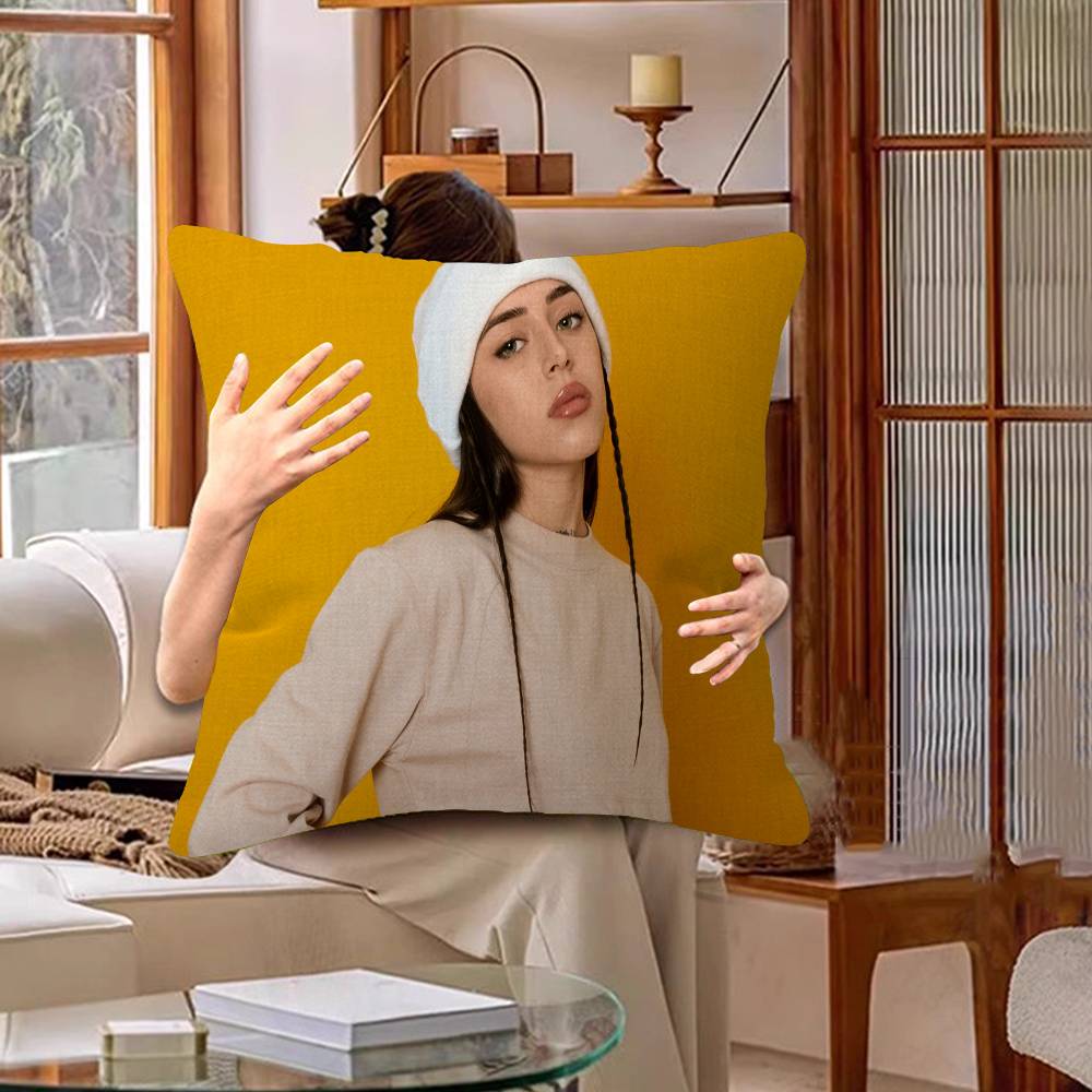 Nicki Nicole Singer Alma Cushion Cover Polyester Sofa Cushions Decorative Throw Pillows Home Decoration Pillowcover