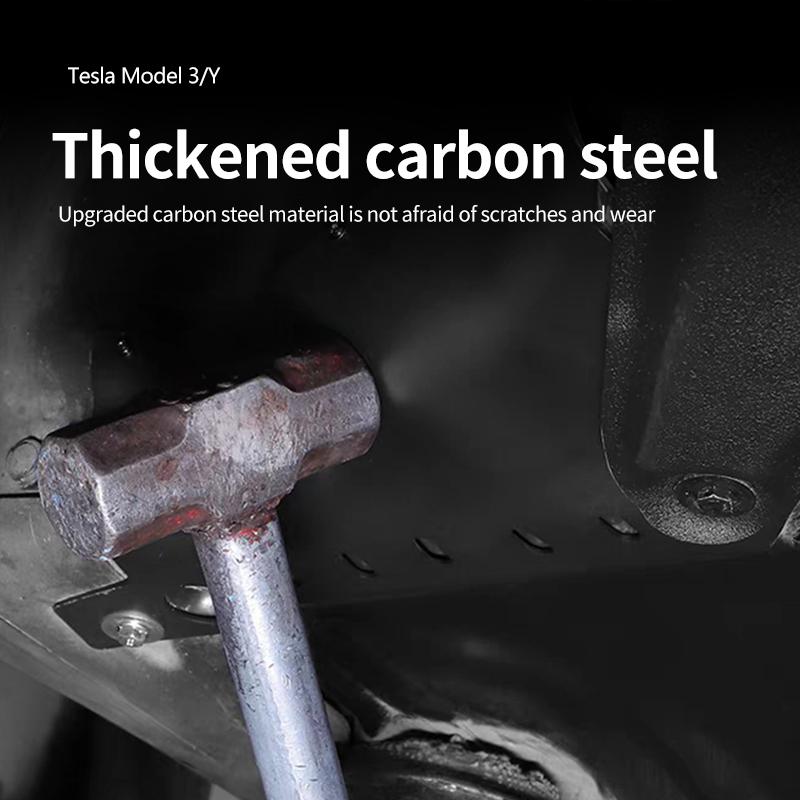 Car Chassis Coolant Pipe Guard Lower Guard Plate Chassis Protection Cooling Duct Cover For Tesla Model 3 Model Y Car Accessories